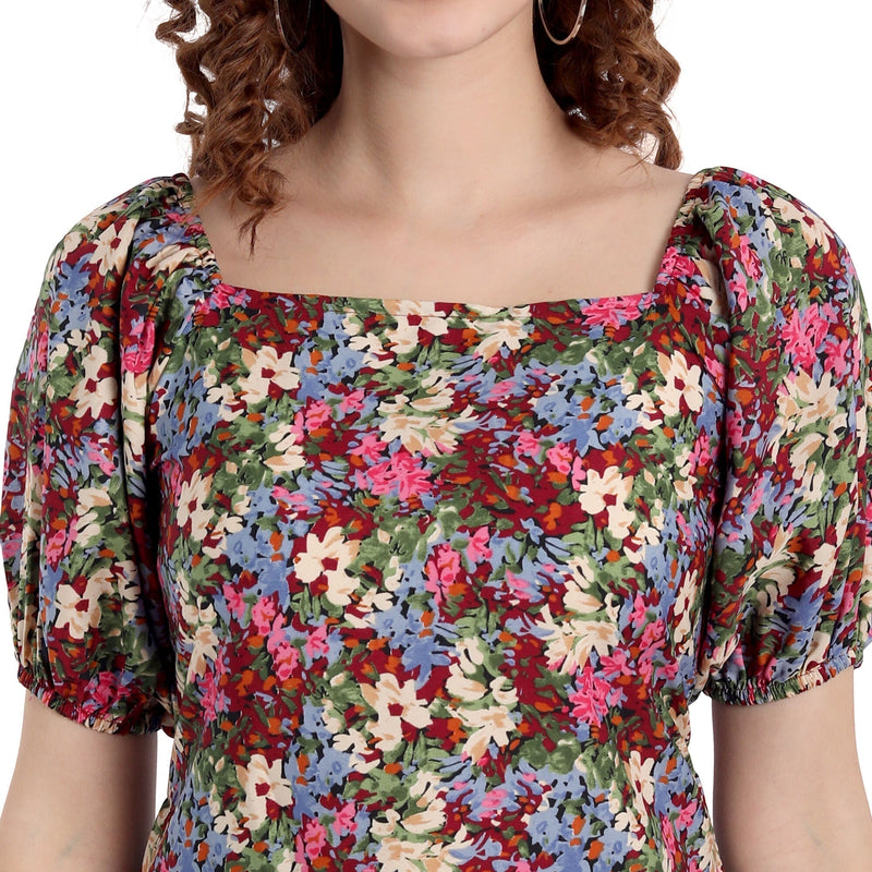 Women Summer Collection Printed Assorted Sleeves Top