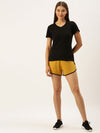 Women Yellow Lounge Essential Shorts