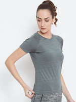 PERFKT-U Women Grey Tshirt