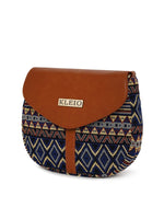 Kleio Acme PU leather Jacquard Crossbody Side Sling Handbag for Women and Girls