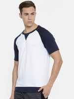 White Assorted Round Neck Cotton T-Shirt Regular Fit