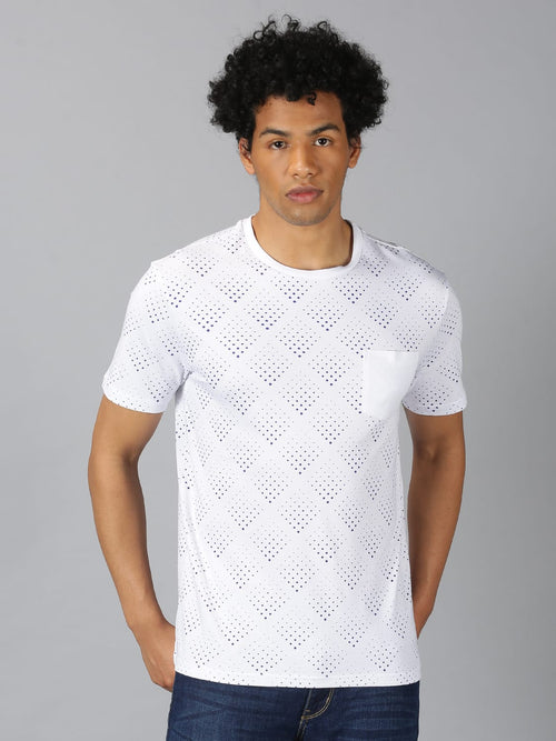 Men T-Shirt Printed Cotton Elite