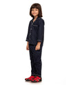 Be Basic Boys Blue Solid Cotton Night Suit