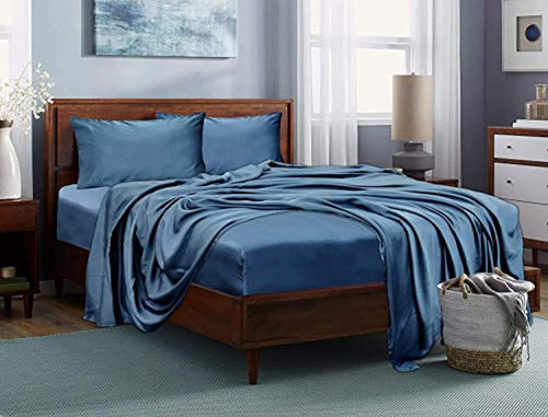 Organic Bamboo Standard Pillowcases - Bahamas Blue - Standard