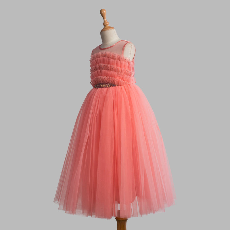 Buy Pink Party Wear Gown for Kids – Mumkins