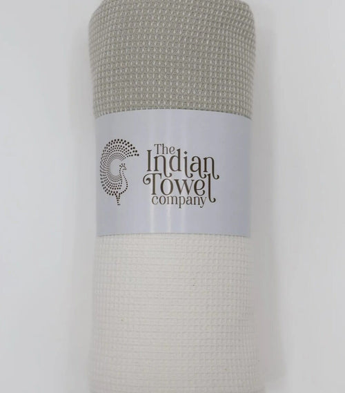 The Indian Towel Company Jumbo Bath Towel 100% Cotton - Sierra Taupe