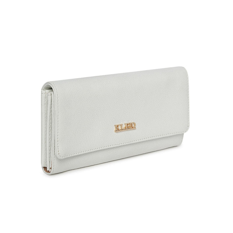 Kleio Expensive Luxuries Multi Slots Clutch Wallet Purse for Women/Girls