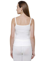 Bodycare Womens Thermal Tops Round Neck Sleeveless Pack Of 1-White