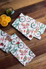 Bicycle Digital Printed Kitchen Towels