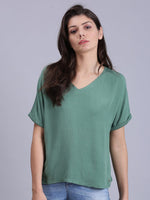 Gifted Guide Solid Women Top