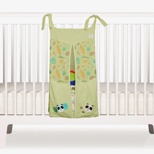 SuperBottoms Diaper/Nappy stacker/Multi-purpose Organizer- Storage Organizer for Baby essentials and accessories- Generously sized diaper organizer- (Cloudy Trails)