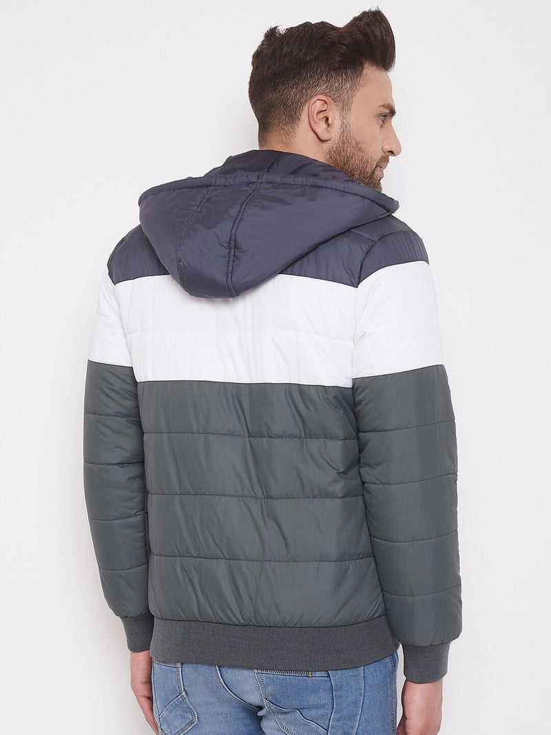 PERFKT-U Mens Colourblocked Lightweight Puffer Jacket
