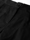 Juniper Black Cotton Flex Embellished Hakoba Pants