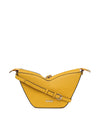 Kleio Anonymous Structured V-Shaped Double Zipper Shoulder Handbag For Women/Girls