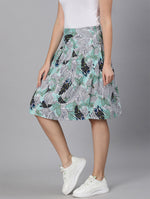 Mesmeric Colorful Tropical Printed Women Skirt
