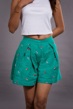 Trending Green Printed Shorts