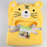 Brandonn Sunshine Supersoft Premium Hooded Wrapper Cum Baby Bath Towel for Babies Pack of 2