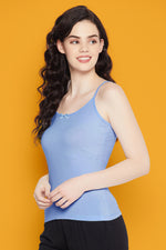 Chic Basic Camisole in Baby Blue - Cotton
