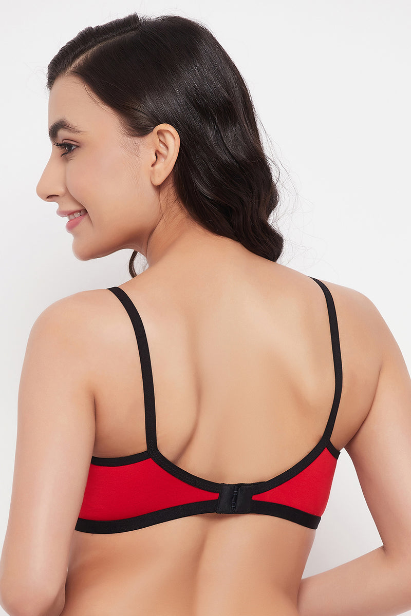 Buy Non-Padded Non-Wired Full Coverage Bra with Double Layered