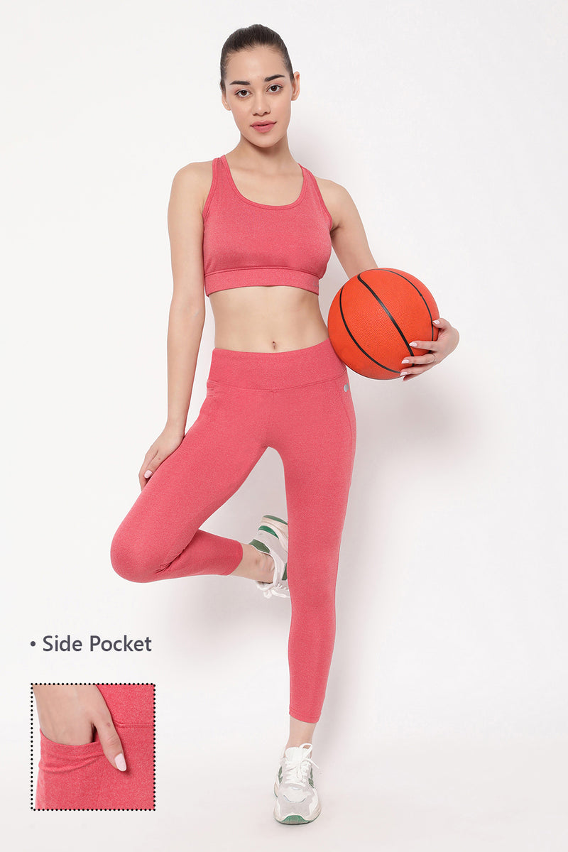 side pocket full length active legging