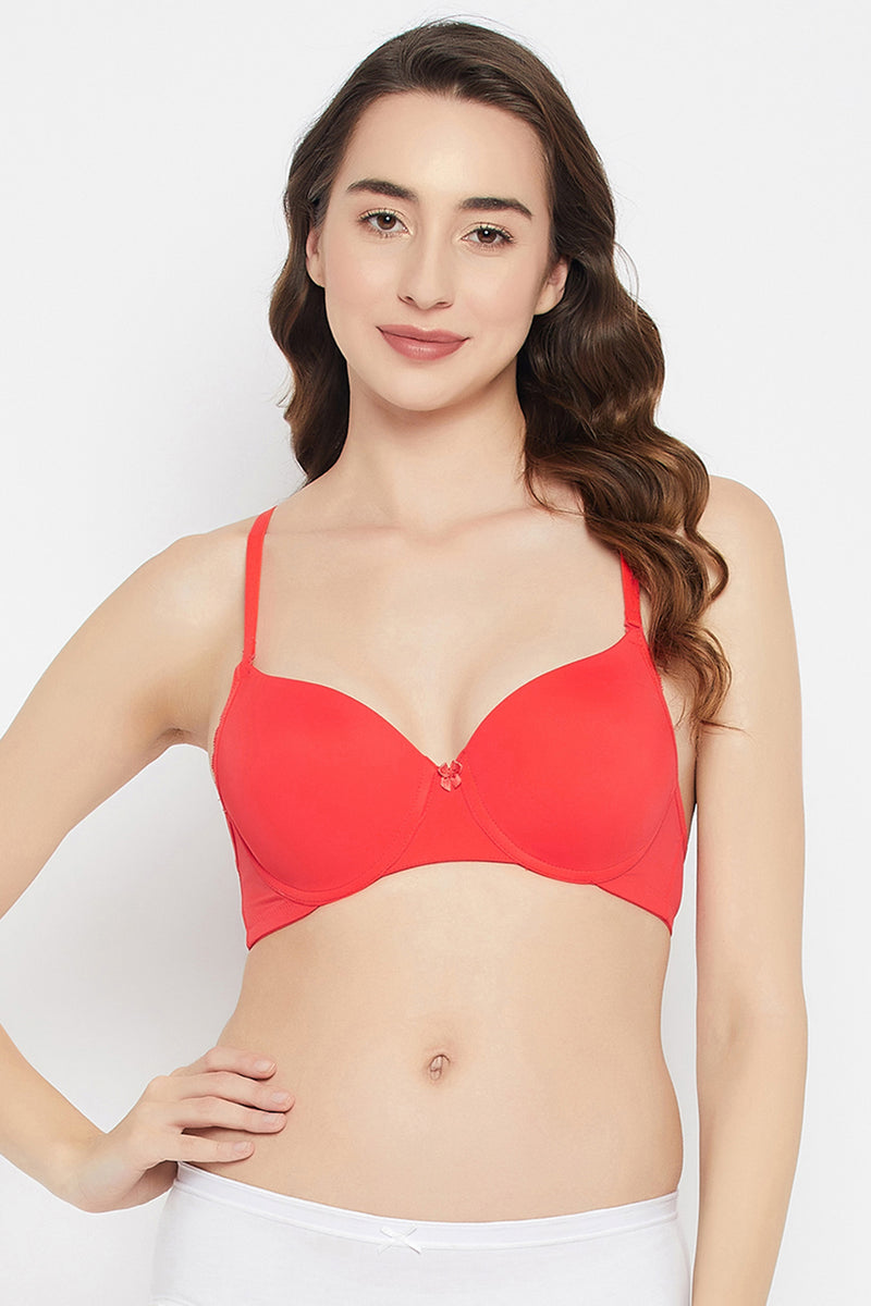 Level 1 Push-Up Padded Underwired Demi Cup Multiway T-shirt Bra in