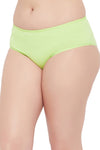 Mid Waist Hipster Panty in Mint Green - Cotton