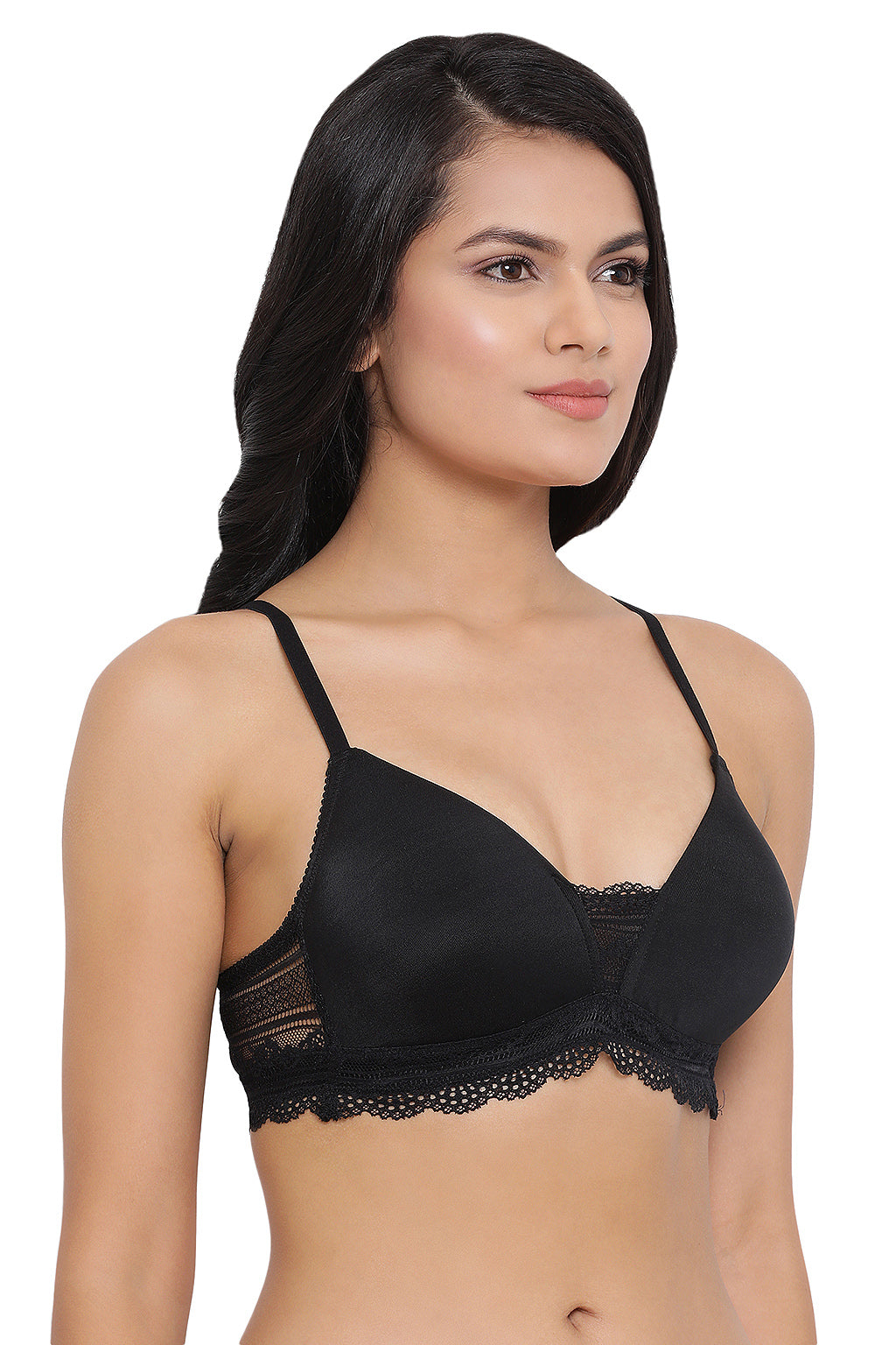 Padded Non-Wired Full Cup Multiway T-shirt Bra in Black – Tradyl