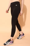 Snug-Fit High-Rise Active Tights in Black