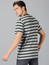 Men T-Shirt Stripes Cotton Street