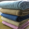 100% Organic Cotton Blue Blankets (229275cm)