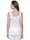 Bodycare Womens Assorted Thermal Tops Round Neck Sleeveless Pack Of 1-White