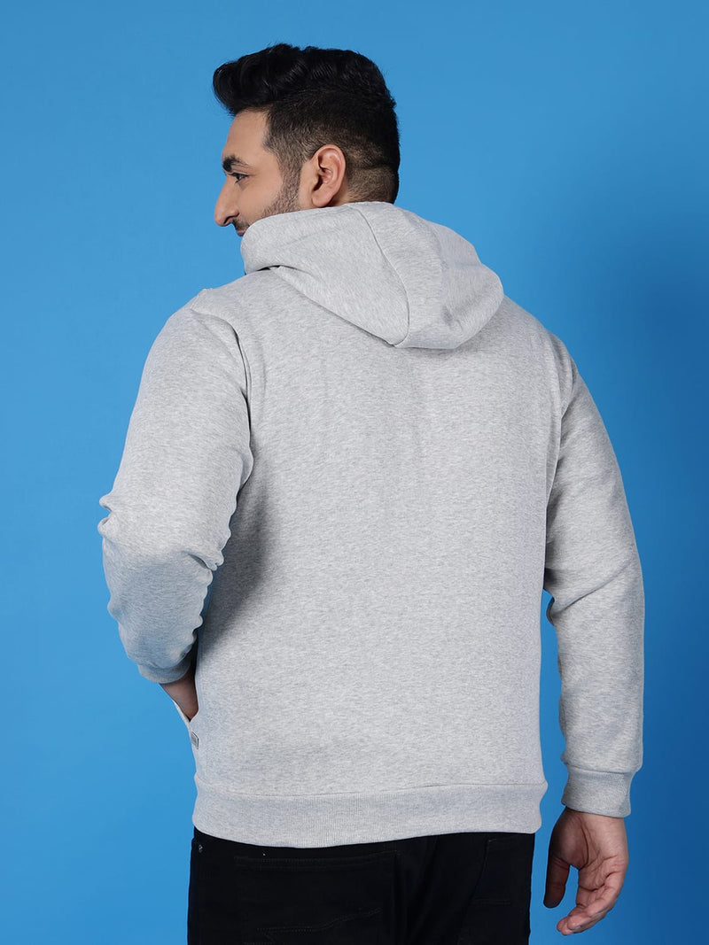 Instafab Branding Plus Men Solid Stylish Full Sleeve Hooded Casual Sweatshirts