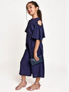 Jelly Jones Navy culotte with cold shoulder top
