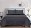 100% Tencel Lyocell Bed Flat Sheets Set - Charcoal Grey - King