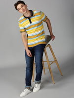 Men T-Shirt Stripes Cotton Eccellente