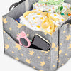 SuperBottoms Diaper Caddy | Diaper Organizer | Generously sized Diaper caddy organizer for crib | ( Crowning Glory )