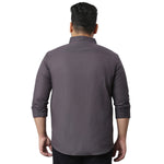 Instafab Boom Buzz Plus Men Solid Stylish Full Sleeve Casual Shirts