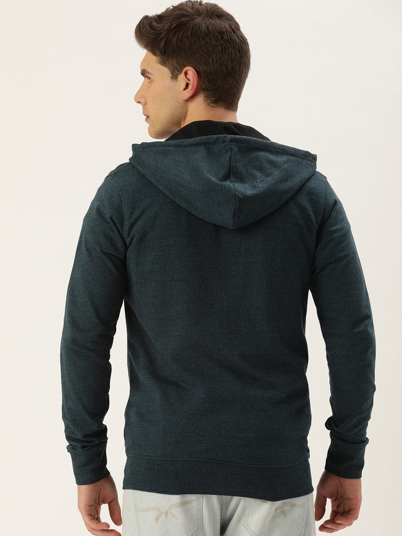 Men Solid Relaxed Fit Andy Hoodie