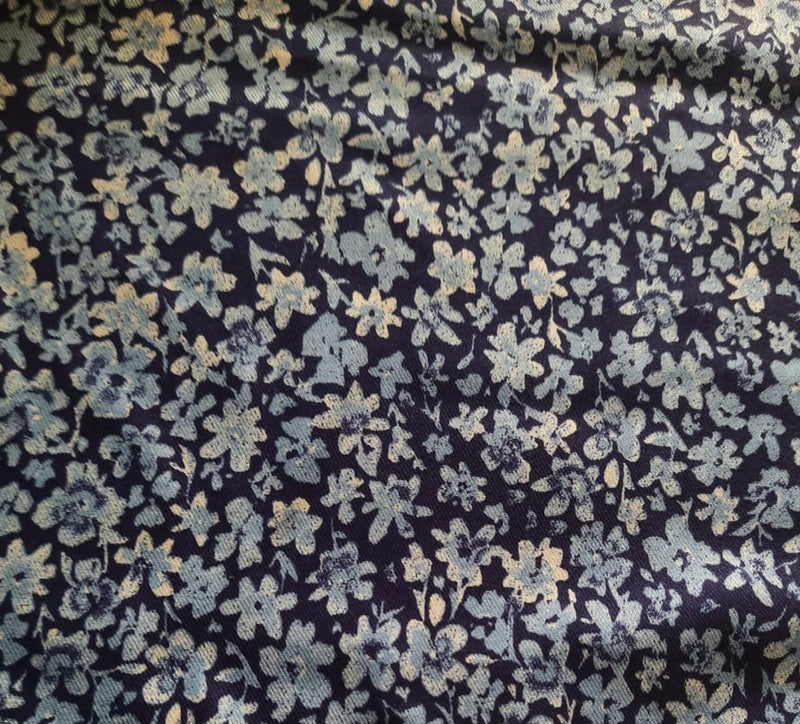 Flower Design 100% Viscose Fabric