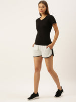 Women White Active Essential Shorts