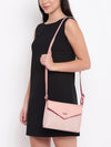Kleio Loneter Striped PU Leather Stylish Sling Cross Body Hand Bag for Women Girls Ladies