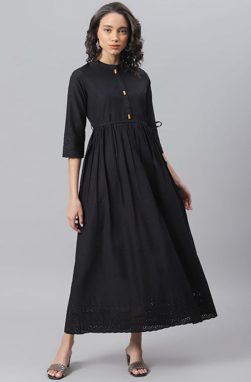 fcity.in - Women Black Cotton Western Dress / Women Sensational Women  Dresses