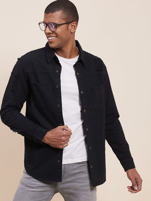 Black Denim Jacket Outfits For Men (295 ideas & outfits) | Lookastic