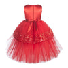 Toy Balloon Kids Assorted Red Hi-Low girls party wear dress