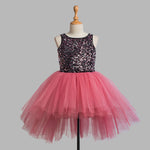 Toy Balloon Kids Sweet Pea Dusty Pink Hi-Low Skirt girls party wear dress