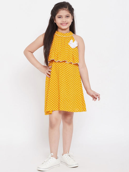 Girl's Fine Clothing Printed Dress Yellow