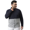 Instafab Ezarra Plus Men Colorblocked Stylish Full Sleeve Casual Shirts