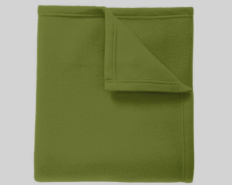Fleece Blanket Single Bed, Size - 88*60 cm - Green