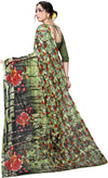 Multicolor Printed Georgette Saree