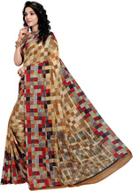 Multicolor Printed Georgette Saree